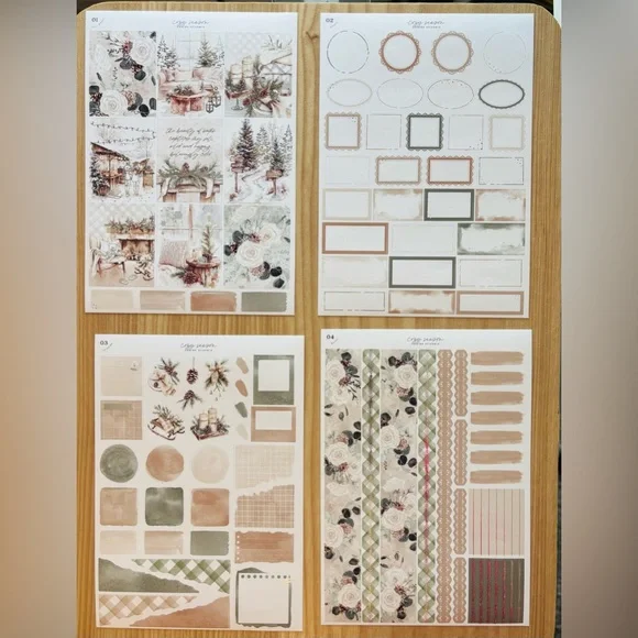 Nine four page planner Sadie’s Stickers kits - Picture 7 of 11